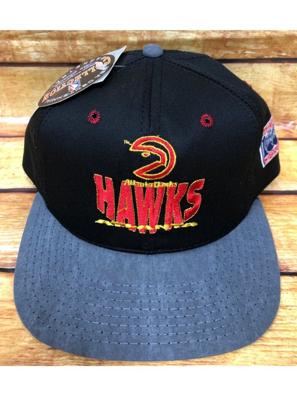 NWT NOS Vintage Atlanta Hawks 100th Centennial Snapback NBA Hat Cap The Game (a7